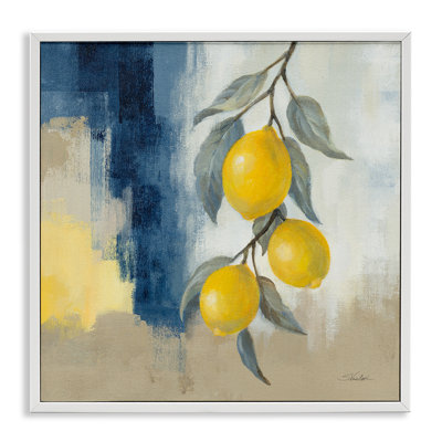 Kitchen Lemons Hanging Framed Giclee Art by Silvia Vassileva