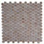 Carrelage mosaïque rond en verre recyclé mauve 12 x 12 po Lucenza (10,56 pieds carrés / caisse, paquet de 12)-124874929