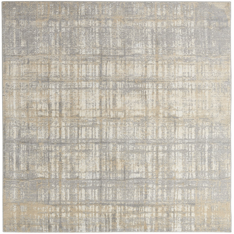 Abstract Indoor / Outdoor Rug, Rectangle 5'3" x 7'3"