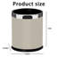 Poubelle ouverte en métal 3,07 gallons-94078109