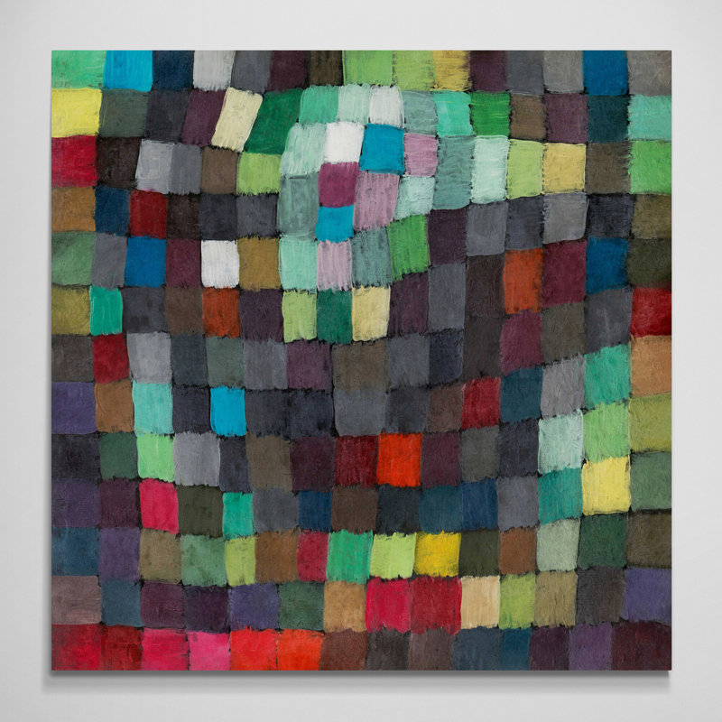 May Picture by Paul Klee - Wrapped Canvas Art Prints, 30cm H x 30cm W