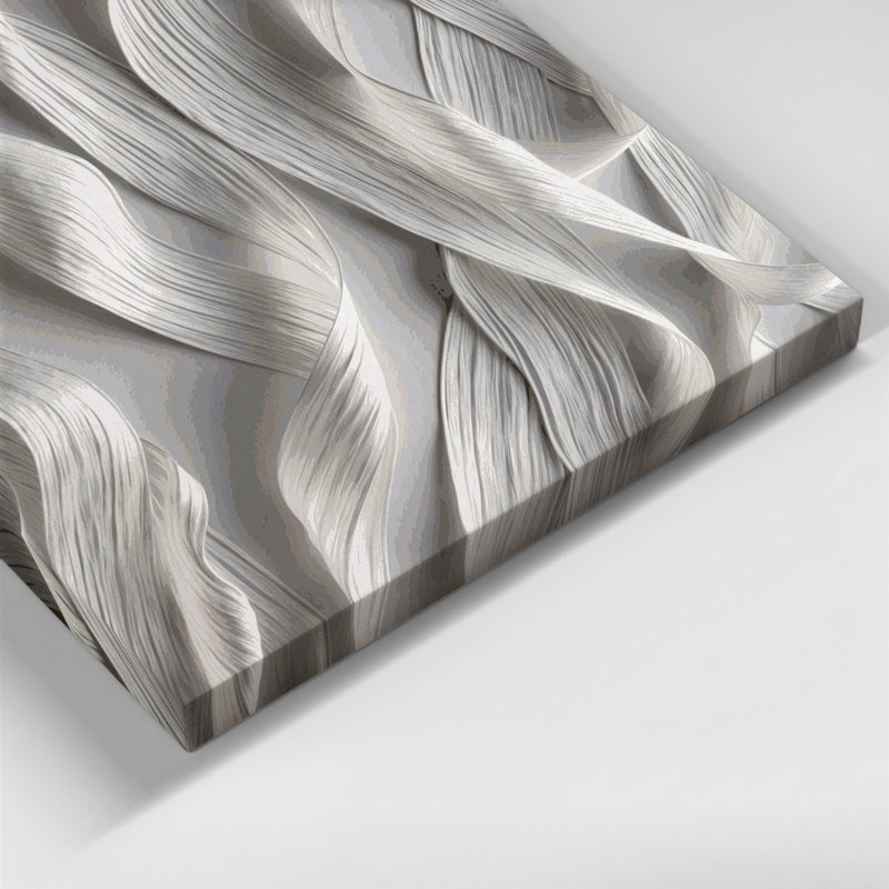 Toile diagonale à rayures gris clair sur toile gris graphite