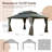 Galvanized Steel Patio Gazebo with Overhang Slope-design Double Roof-90288161-92597326