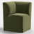 Velours performance, vert mousse