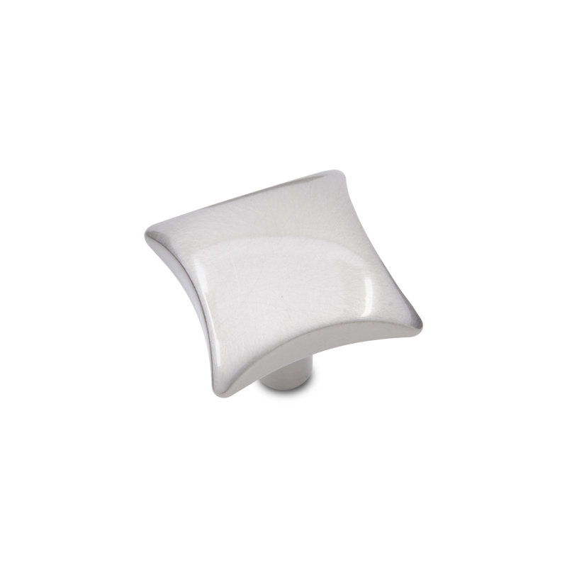 Poignée carrée simple CK Series, Nickel satiné
