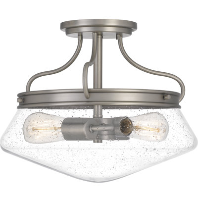 Glass Semi Flush Mount