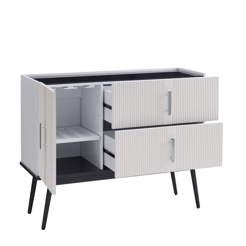 Ashauntee Server, White/Black