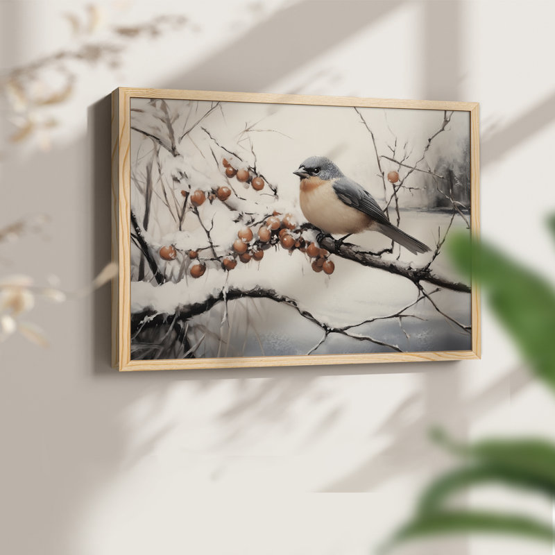 «Chirstmas Art» - DCCCLV III - Reproduction encadrée - Restickable, H 8 po x l 10 po, Naturel