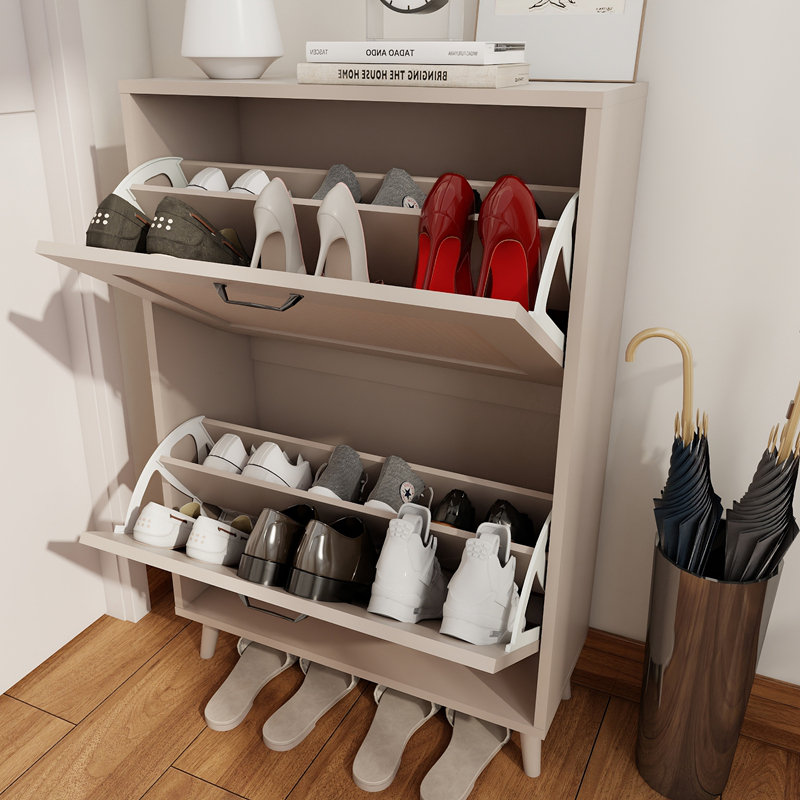 2-Tier Shoe Rack for Entryway - A Stable, Spacious and Easy - Access Shoe Storage Organizer to Hold Up to 12 Pairs