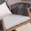 Chaise berçante élégante et stable