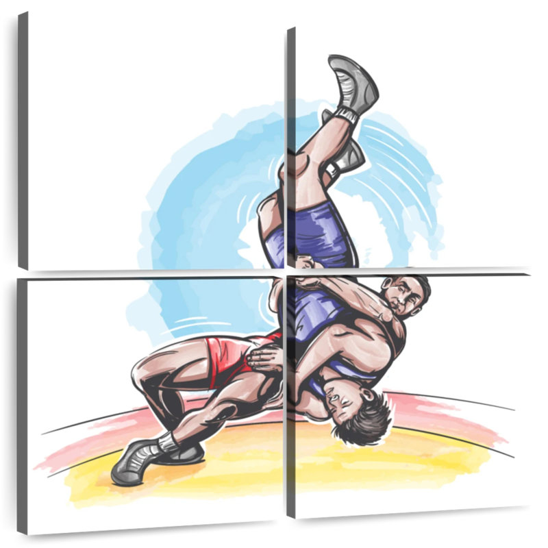Sirci Sport Wrestling, H 32 po x l 32 po