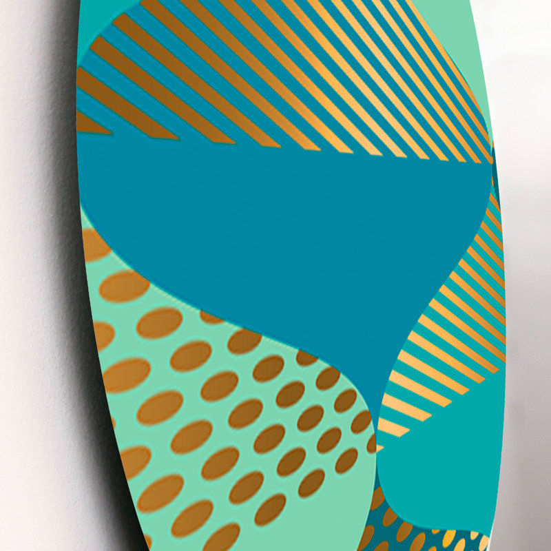 Abstract Wall Decor on Metal