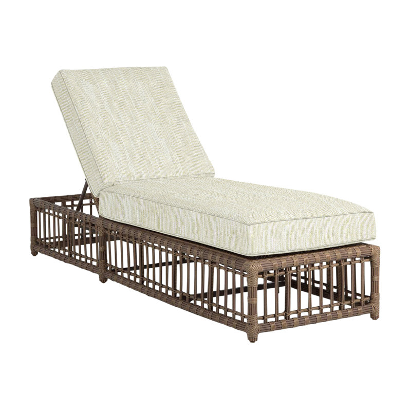 Newport Woven Chaise, Rollo Cream InsideOut® Linen, Welt