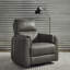 Fauteuil inclinable électrique pivotant Jodena - gris-166155697