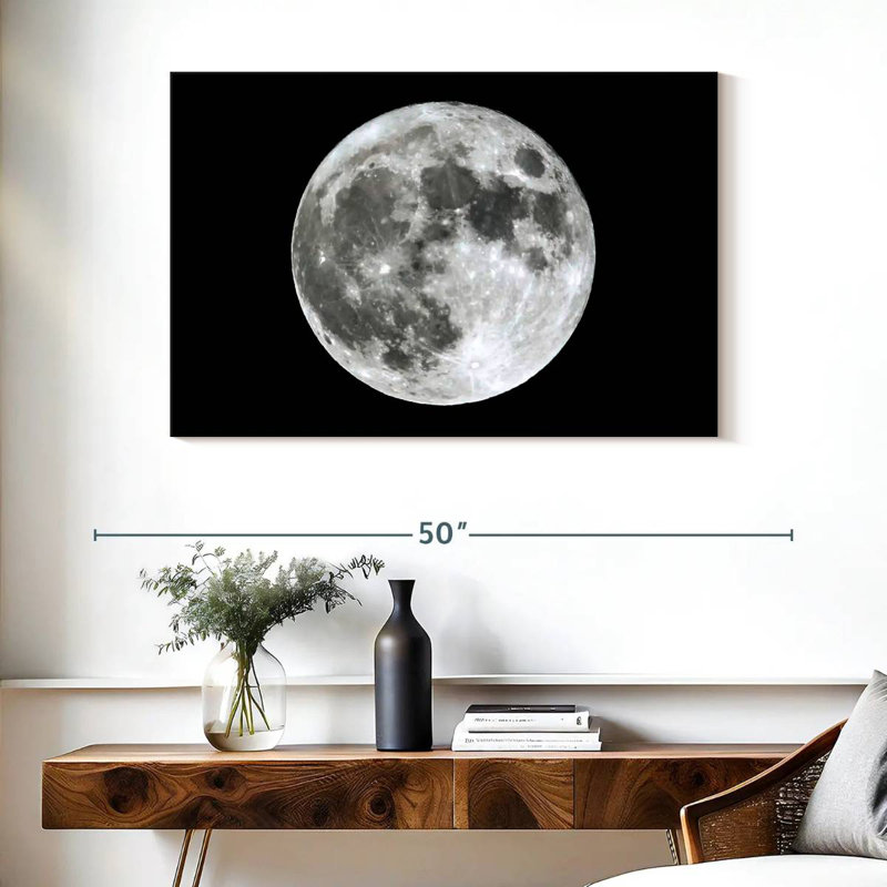 Oberle The Moon, 26" H x 39" W