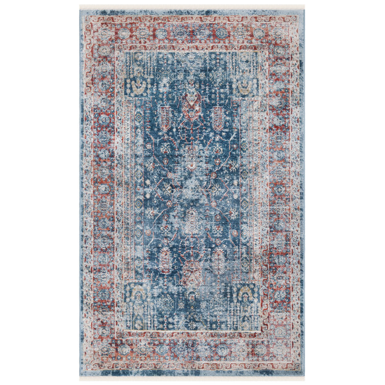 Massenburg Oriental Hand Woven Area Rug
