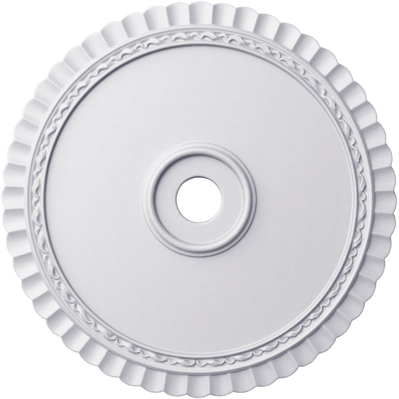 Médaillon de plafond Endurathane Blake, P 23 5/8 po x P 1 po, apprêté en usine