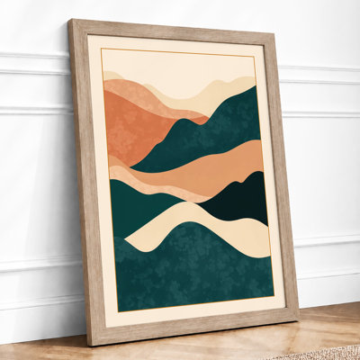 Peaceful Horizons Minimalist - Framed Print