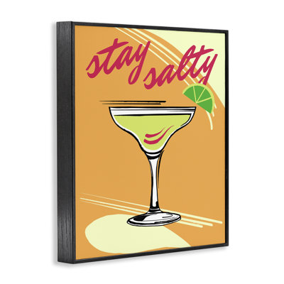 «Stay Salty Cocktail», estampe numérique par Elizabeth Medley