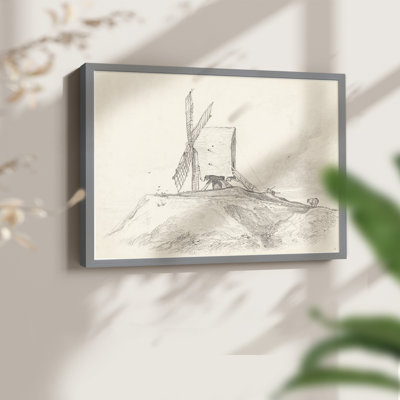 Croquis rétro - XXXV III - Reproduction encadrée - Restickable