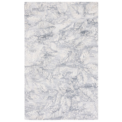 Tapis floral gris / ivoire Willowbrook