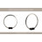 Florastine Metal and Stone Circular Sculpture with Aluminum and Marble Accents in Minimal Modern Design-86748760