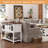 Entryway Table with Sliding Barn Doors
