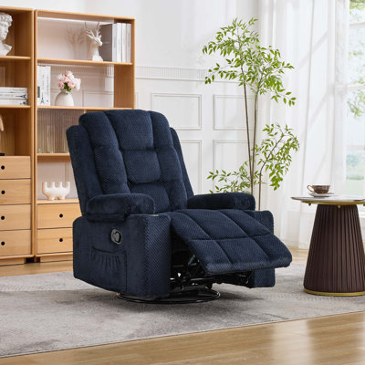 Manual Swivel Recliner Armchair