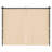 vidaXL Gazebo with Curtains 9.8'x9.8' Cream Steel-132907519