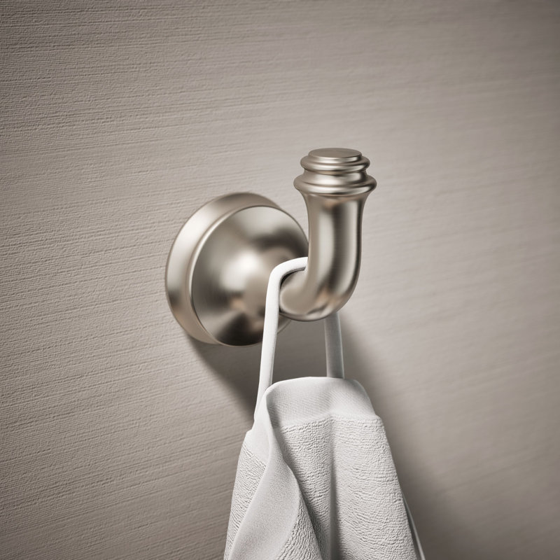 Bellera Robe Hook, Brushed Nickel
