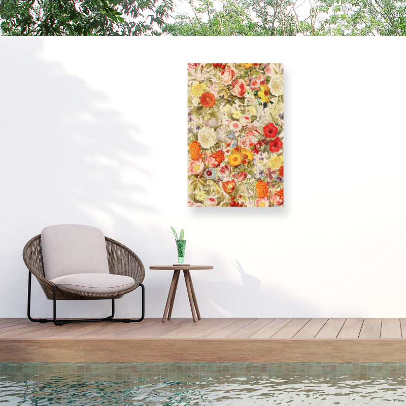 Toile d'extérieur Frida Floral Studio, H 12 po x l 19 po