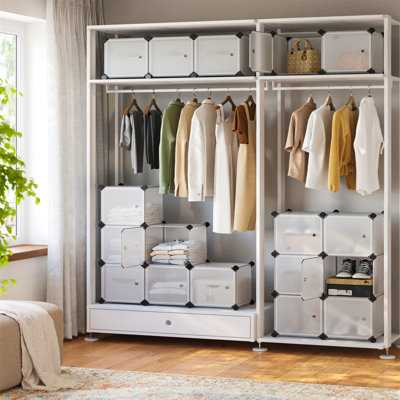 16 Pair Shoe Rack