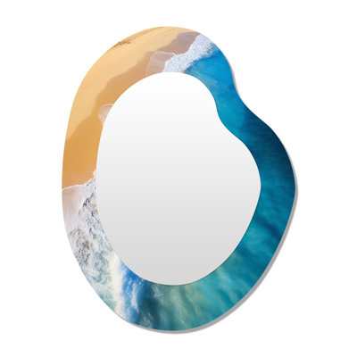 Bourget - Irregular Coastal Beach Assymetrical Nautical Unique Wall Mirror