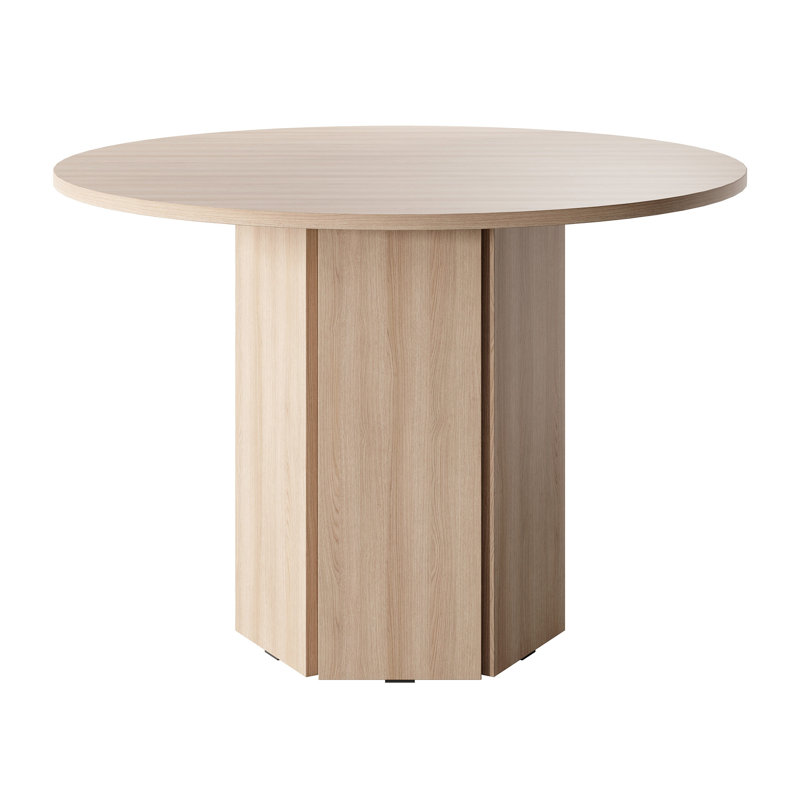 Camila Round Dining Table, Lindberg Oak