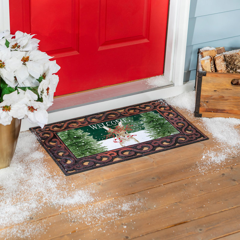 Candy Cane Rabbit Sassafras Switch Mat