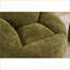 Fauteuil à billes en mousse à mémoire de forme pour adultes - Canapé paresseux très moelleux avec rembourrage | Chenille | Rond