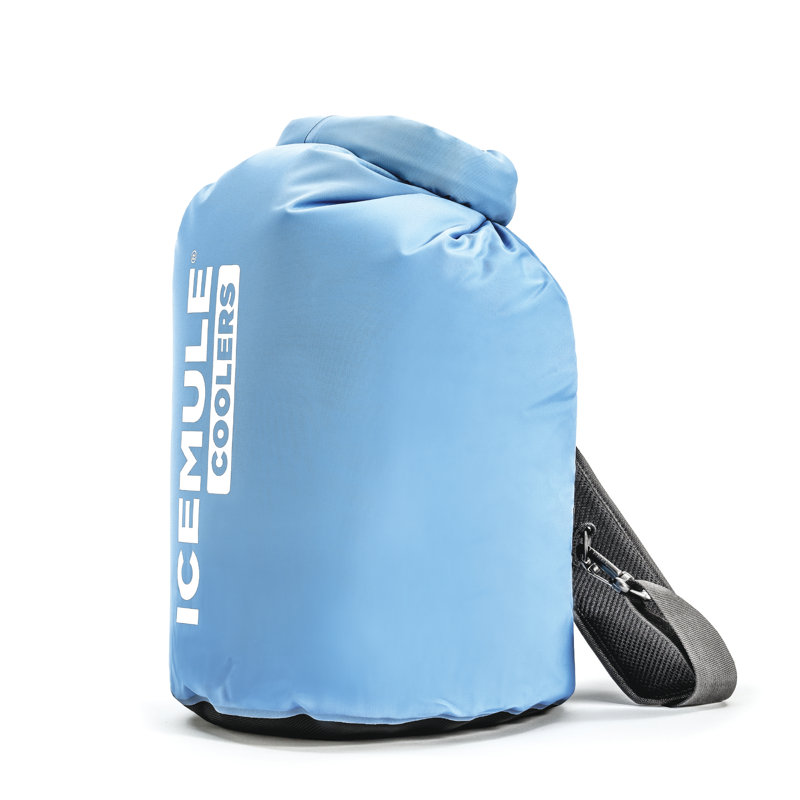 IceMule Classic Large 20 Liter 18 Can Soft Insulated Waterproof Backpack Cooler, Blue