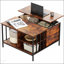Table basse à plateau relevable avec rangement Farmhouse