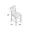 Tabouret de comptoir 25 po Parthenia