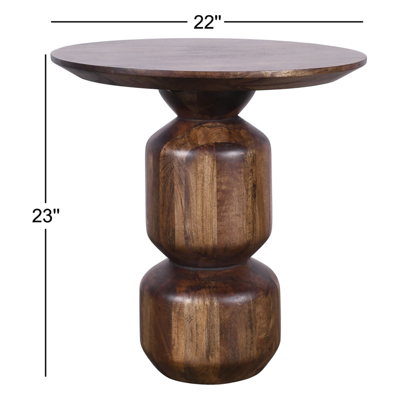 Rafaella Solid Wood End Table