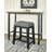 Goza Backless Black Tweed Counter Stool-1850969891-1850969903