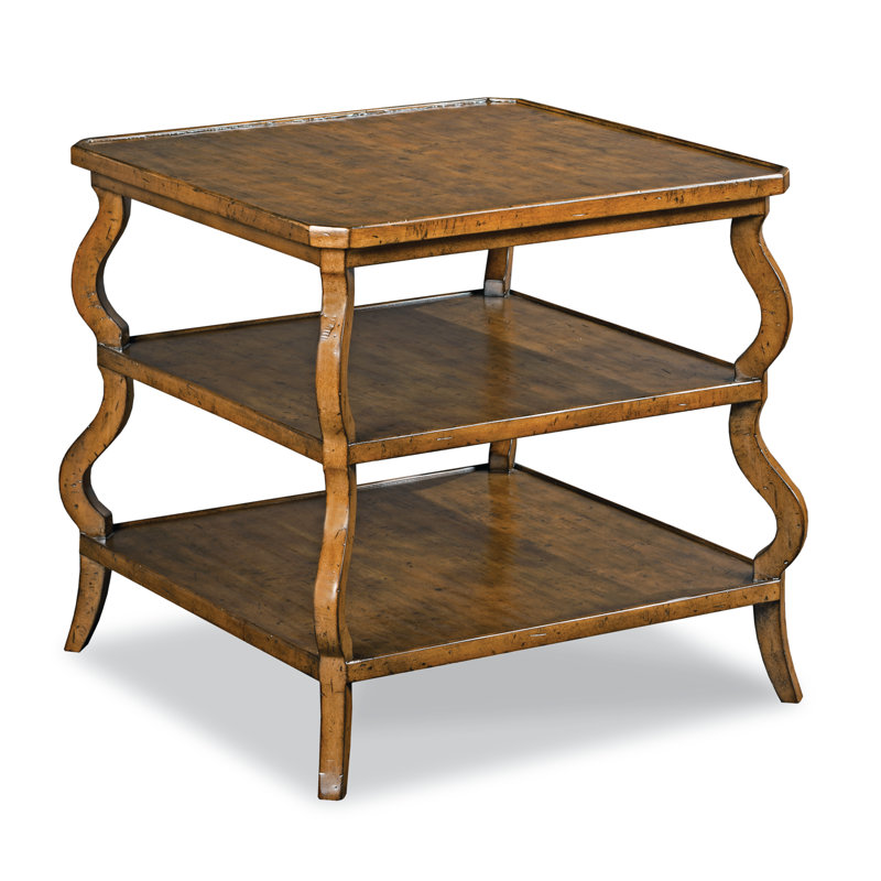 WoodbridgeFurniture Tray Top End Table with Storage & Reviews | Perigold