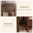 Nut-Brown Modern Solid wood Standard Bookcase-289545541