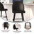 Andreano Commercial Grade Armless Stools with Contoured Backs-340740499-340740496