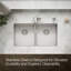 Strive 29-1/2 In. Undermount Double-Bowl Kitchen Sink