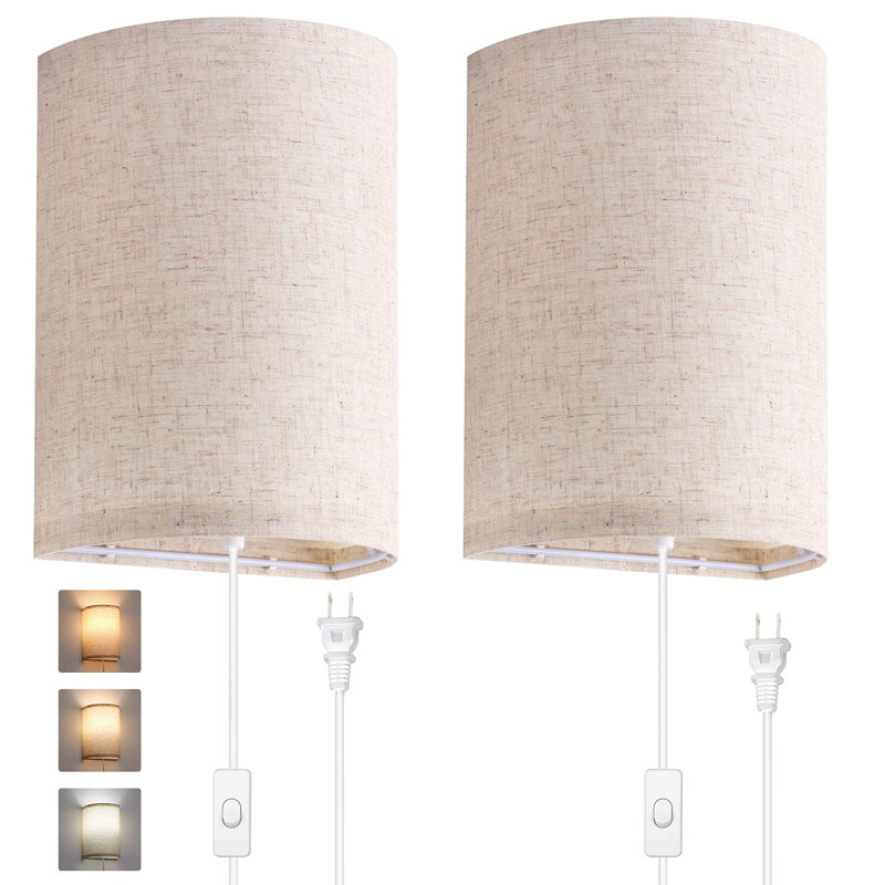 Hanjun Plug-in Flush Mounted Sconce