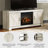 Kahne TV Stand Fireplace for TVs up to 60" Fireplace