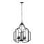 Lustre géométrique unique à 4 lumières avec accents de cristal Mccoll
