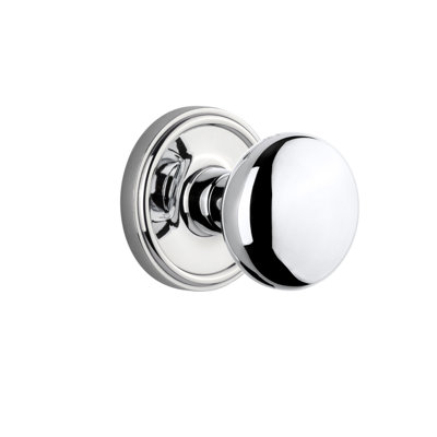 Grandeur Georgetown Rosette Privacy with Fifth Avenue Door Knob