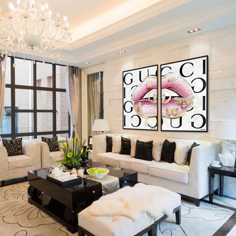 Haute Set of 2 Fashion and Glam Floater Frame by Oliver Gal